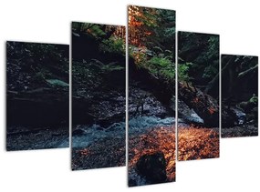 Tablou cu râu montan (150x105 cm)