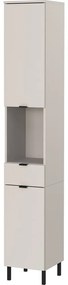 Dulap de baie crem înalt, îngust 30x190 cm Arcena – Germania