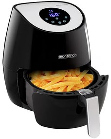 Deuba Cuptor cu aer cald FRYER 1 negru - 9 in 1 cu ecran tactil 1485 W 3,6 l