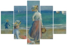 Tablou - Auguste Renoir, Figures on the Beach, reproducere (150x105 cm)