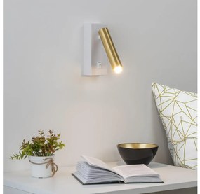 Spot LED de perete Brilagi MAYA 1xG9/7W/230V alb/auriu