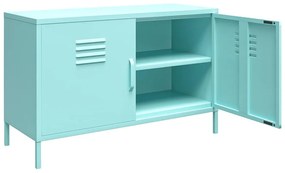 Dulap metalic albastru deschis 100x64 cm Cache - Novogratz