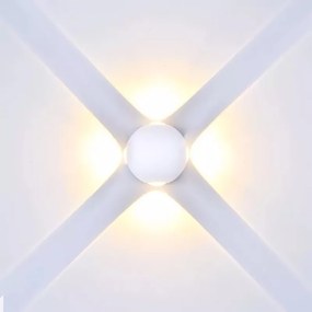 Lampa led perete 4w ip65 3000k alb cald