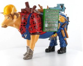 Cadouri Personalizate Vacuta Decorativa - Mesterul priceput