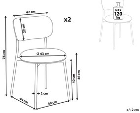 Set 2 buc scaun tip bar Cola (verde). 1078319