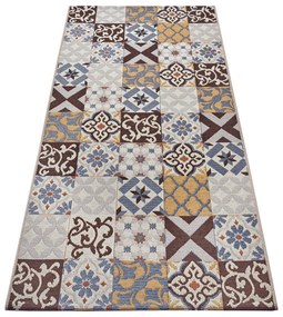 Covor maro de tip traversă 75x150 cm Cappuccino Mosaik – Hanse Home