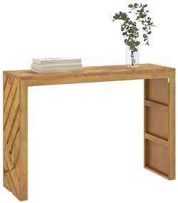 vidaXL Consolă 110x35x75 cm din lemn masiv de tec