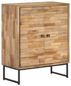 246078 vidaXL Servantă din lemn de tec reciclat, 60 x 30 x 75 cm