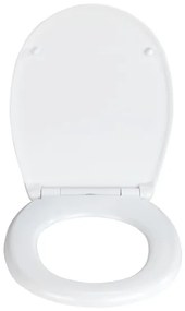 WENKO VORNO NEO 24571100-WC - Capac WC 46 x 37 cm, alb/argintiu