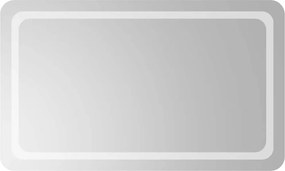 vidaXL Oglindă de baie cu LED, 100x60 cm