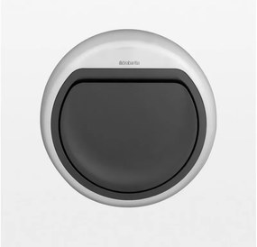 Cos de gunoi Brabantia Touch Bin 647251, 60 L, Deschidere lina si silentioasa, Negru/inox