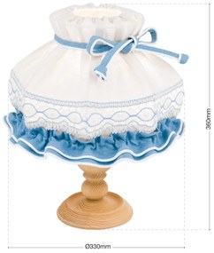 Veioza rustica din lemn KITZ