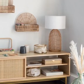 Lampă de masă Atmosphera KARLA 1xE27/25W/230V ratan