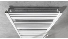 Radiator portprosop electric pentru baie Aqualine TONDI-E 600W/230V 133 cm alb drept