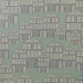 Tapet Maison, Neo Mint Green Luxury Patterned, 1838 Wallcoverings, 5.3mp / rola