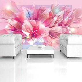 Fototapet - Arta florală - abstract (152,5x104 cm)