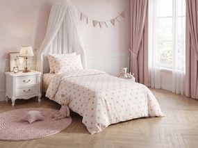 Lenjerie de pat din bumbac HEARTIS PINK crem Dimensiune lenjerie de pat: 70 x 80 cm | 140 x 200 cm