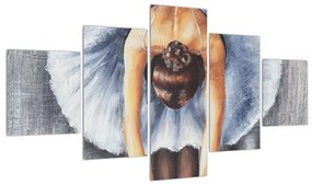 Tablou cu balerina înclinată (125x70 cm), în 40 de alte dimensiuni noi