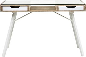 Birou B33, stejar sonoma/alb, 120x60x76 cm