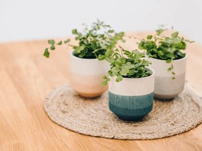 Vas din ceramica Culoare gri, FINO