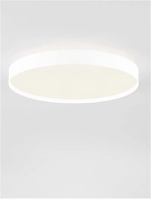 Plafoniera LED design slim ROI alba D-50cm