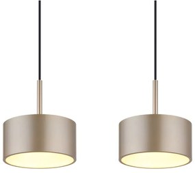 Lustra cu 4 Pendule LED sampanie negru RAYMOND