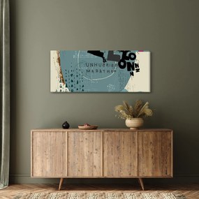 Tablou - Flying balon cu curcubeu (120x50 cm)