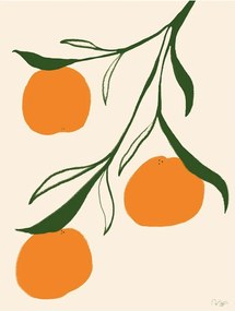 Poster 30x40 cm Orange – Anna Mörner – The Poster Club