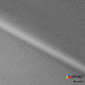 Pat gri tapițat cu spațiu de depozitare cu somieră 90x200 cm Lamica – ELTAP