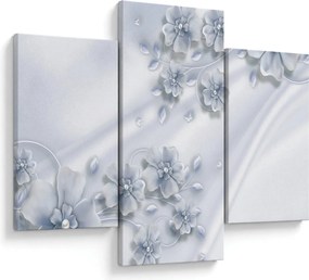 Tablou - Design flori (90x60 cm)
