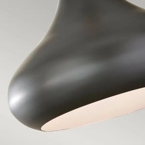 Feiss FE-BESO-P-M-DBZ - Lustră suspendată pe cablu BESO, 1xE27/60W/230V, Ø25,4 cm, negru/cupru