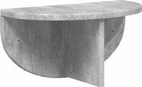 vidaXL Raft de perete Gri din beton 38 x 19 x 19 cm Lemn compozit