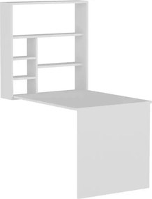 Resigilat:Birou suspendat pliabil Ride Homs 90 x 154.2 x 59 cm, Alb