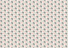 Fototapet - Cercuri Mozaic (152,5x104 cm)