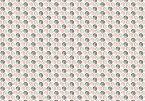 Fototapet - Cercuri Mozaic (254x184 cm), în 8 de alte dimensiuni noi