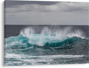 Tablou - Valuri pe ocean (70x50 cm)