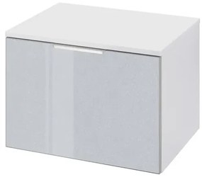 Dulap baza lavoar Cersanit Stillo 60 cm gri lucios