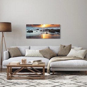 Tablou - Marea scăldată de soare (120x50 cm)