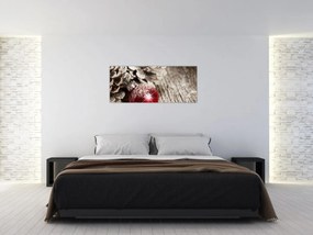 Tablou - Decorațiuni de Crăciun (120x50 cm)