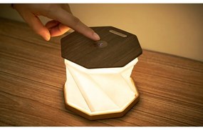 Decorațiune luminoasă maro cu USB ø 12 cm Twist Hexagon – Gingko