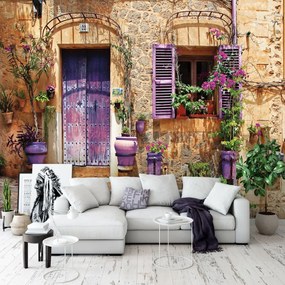 Fototapet - Strada cu lavanda (152,5x104 cm)