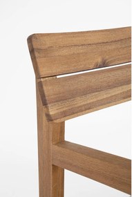Scaun de grădină în culoare naturală din lemn masiv Rodano – Bizzotto