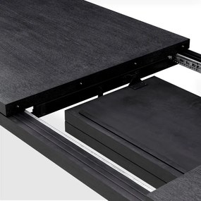 Masa extensibila LUX Gri Carbune Atelier S, 240-310cm