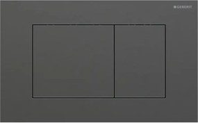 Clapeta de actionare Geberit Sigma40 Slim crom-negru finisaj periat