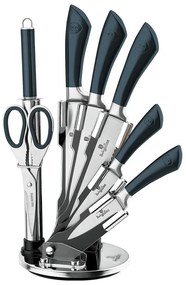 Set cutite inox 8 piese, Metallic Line Aquamarine Edition Berlinger Haus , BH 2415