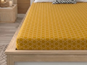 Cearsaf din microfibra VELIORA portocaliu 90x200 cm