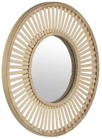 Eglo 425037 - Oglindă de perete MITSUKE, diametru 40 cm, bambus