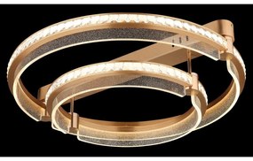 Lustra LED aplicata design circular cu telecomanda BLONDIE D-60cm