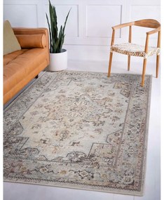 Covor crem 200x290 cm Flores – Asiatic Carpets