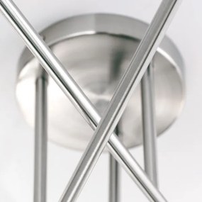 Lustră aplicată Orion DL 7-786/6 SNOWWHITE 6xG9/20W/230V d. 84 cm crom mat